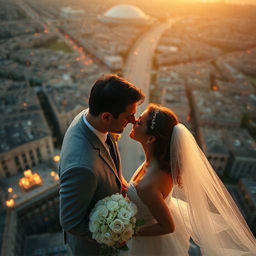 Video de boda emotivo con tomas a茅reas